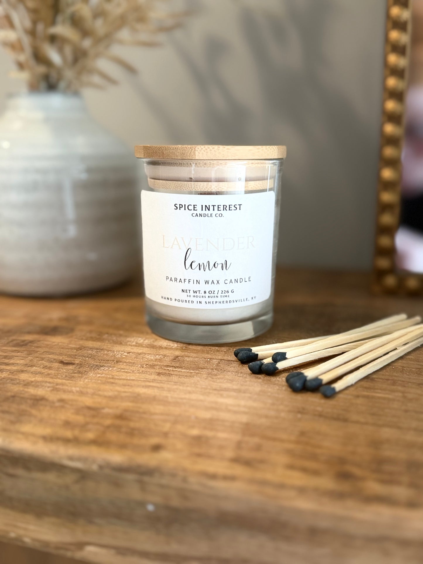 Lavender Lemon Woodwick Candle