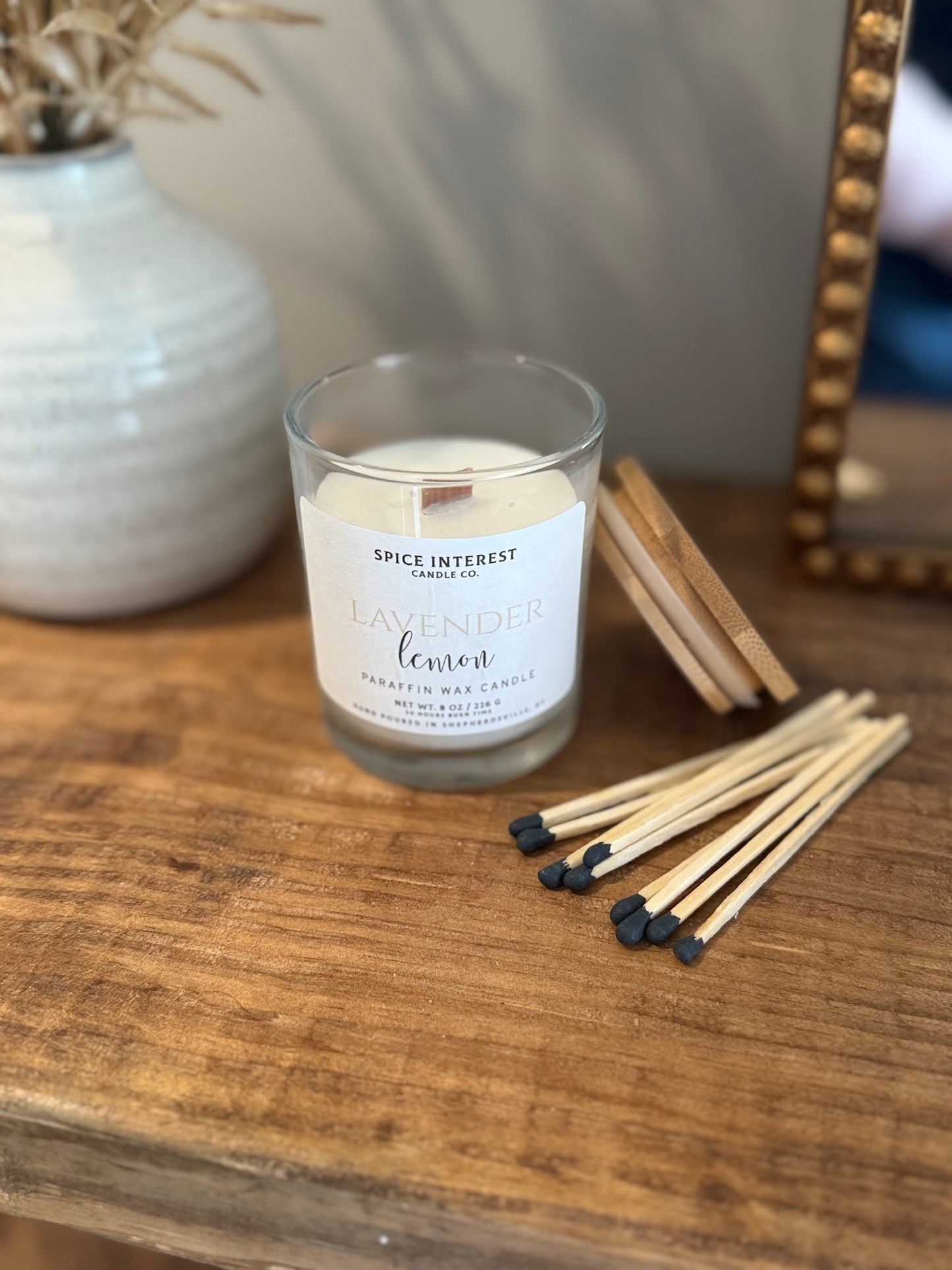Lavender Lemon Woodwick Candle
