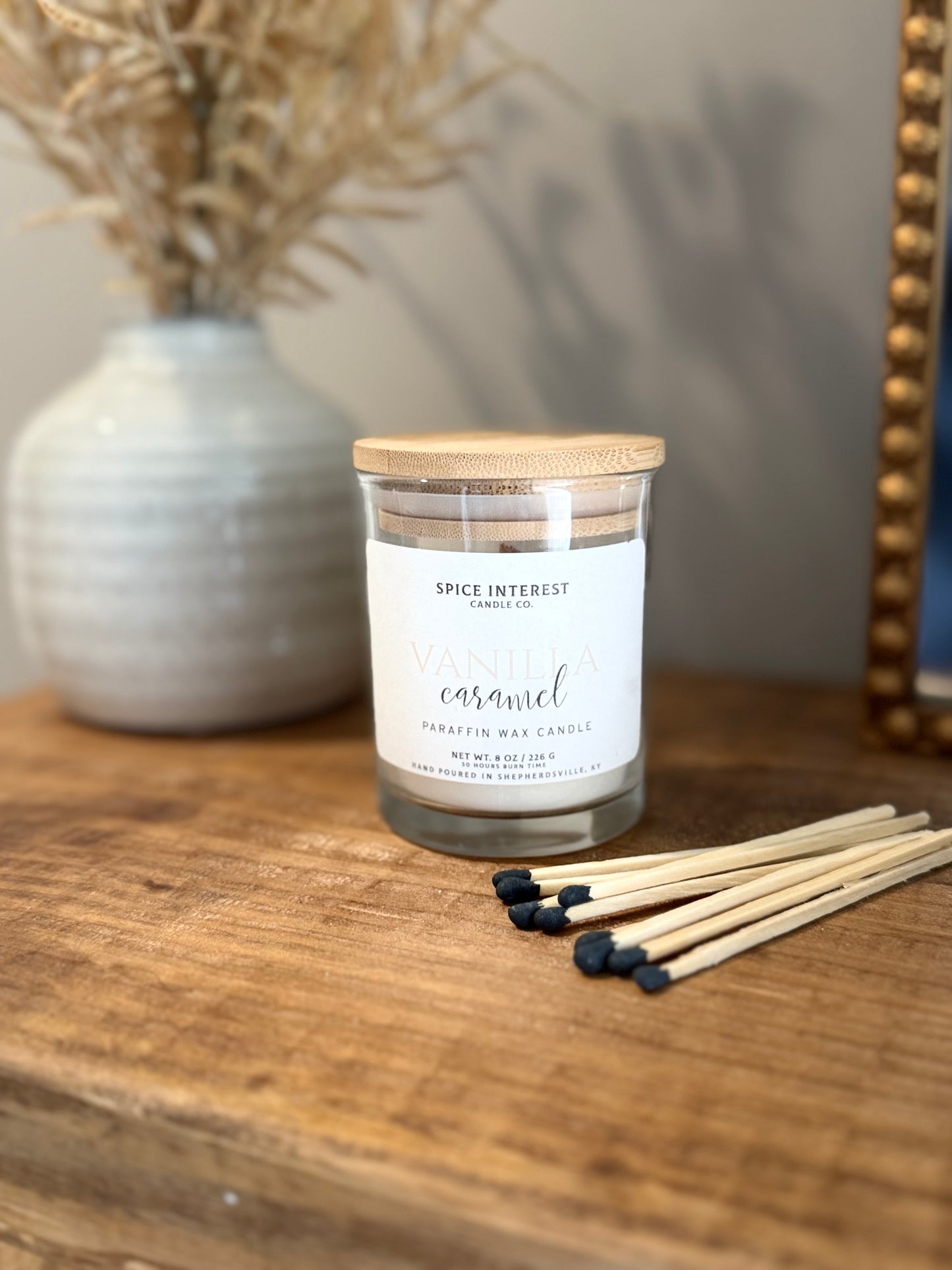 Vanilla Caramel Woodwick Candle
