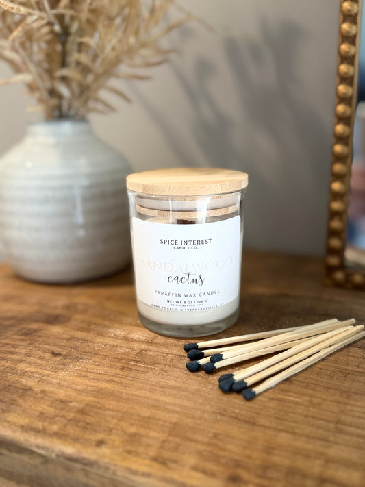 Sandalwood Cactus Woodwick Candle