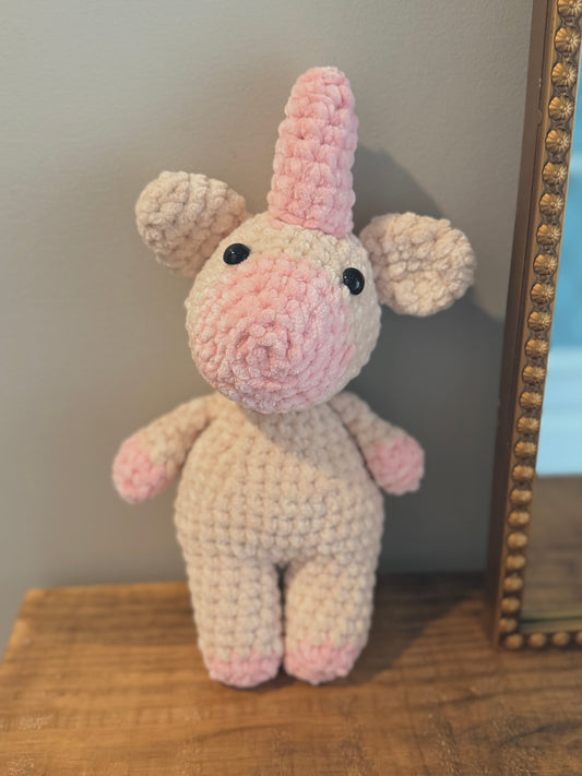 Hand Crocheted Unicorn
